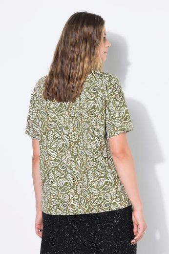 Moda za polnejše Majica kratkih rukava šireg kroja plus velikost, xxl, Ulla Popken in Johann Popken (JP1880)