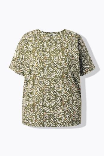 Moda za polnejše Majica kratkih rukava šireg kroja plus velikost, xxl, Ulla Popken in Johann Popken (JP1880)