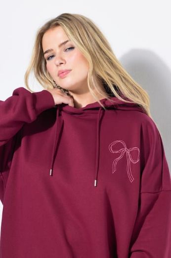 Moda za polnejše Majica dugih rukava s kapuljačom šireg kroja plus velikost, xxl, Ulla Popken in Johann Popken (JP1880)