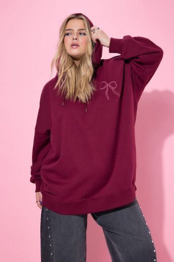 Moda za polnejše Majica dugih rukava s kapuljačom šireg kroja plus velikost, xxl, Ulla Popken in Johann Popken (JP1880)