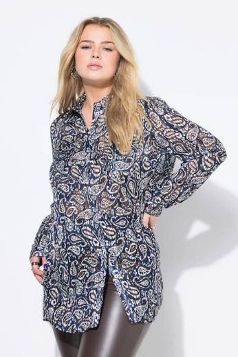Moda za polnejše Košulja dugih rukava dužeg kroja plus velikost, xxl, Ulla Popken in Johann Popken (JP1880)