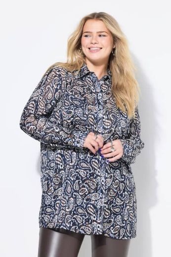 Moda za polnejše Košulja dugih rukava dužeg kroja plus velikost, xxl, Ulla Popken in Johann Popken (JP1880)