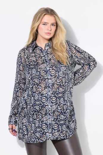 Moda za polnejše Košulja dugih rukava dužeg kroja plus velikost, xxl, Ulla Popken in Johann Popken (JP1880)