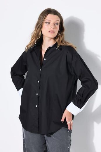 Moda za polnejše Košulja dugih rukava šireg kroja plus velikost, xxl, Ulla Popken in Johann Popken (JP1880)