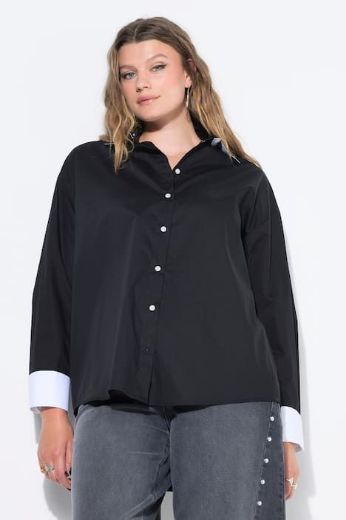 Moda za polnejše Košulja dugih rukava šireg kroja plus velikost, xxl, Ulla Popken in Johann Popken (JP1880)