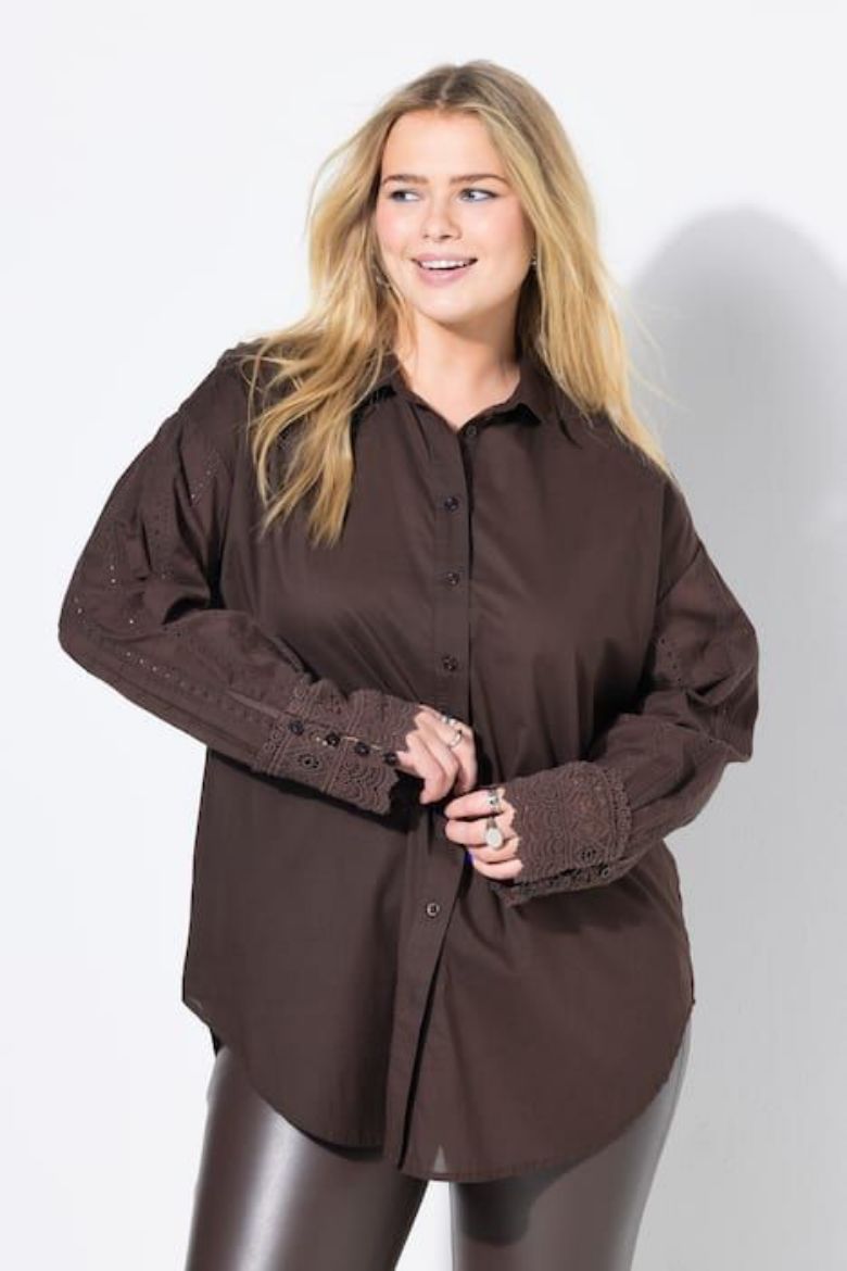 Moda za polnejše Košulja dugih rukava šireg kroja plus velikost, xxl, Ulla Popken in Johann Popken (JP1880)