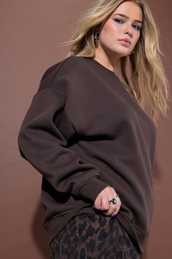 Moda za polnejše Majica dugih rukava šireg kroja plus velikost, xxl, Ulla Popken in Johann Popken (JP1880)