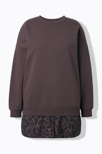 Moda za polnejše Majica dugih rukava šireg kroja plus velikost, xxl, Ulla Popken in Johann Popken (JP1880)