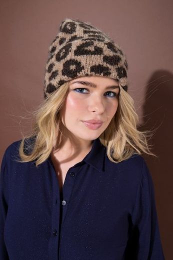 Moda za polnejše Kapa s leopard uzorkom plus velikost, xxl, Ulla Popken in Johann Popken (JP1880)
