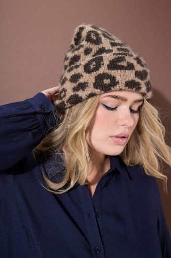 Moda za polnejše Kapa s leopard uzorkom plus velikost, xxl, Ulla Popken in Johann Popken (JP1880)