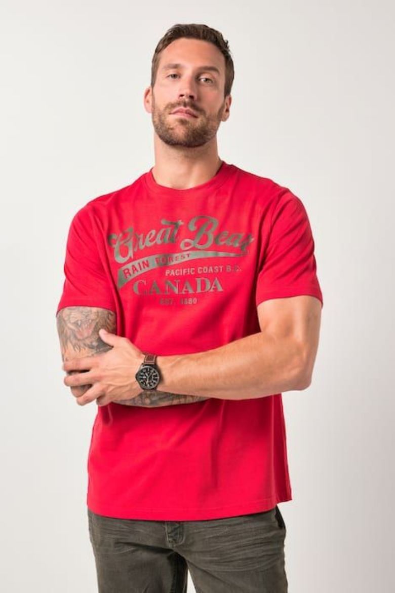 Moda za polnejše Majica kratkih rukava plus velikost, xxl, Ulla Popken in Johann Popken (JP1880)