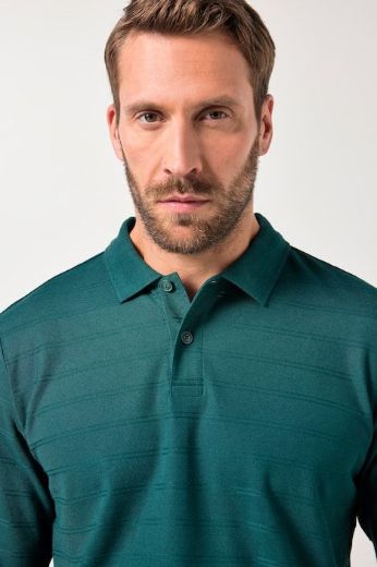 Moda za polnejše Majica Polo dugih rukava plus velikost, xxl, Ulla Popken in Johann Popken (JP1880)