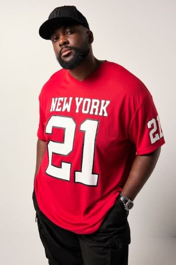 Moda za polnejše Majica kratkih rukava s motivom brojki i slova plus velikost, xxl, Ulla Popken in Johann Popken (JP1880)