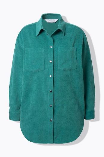 Moda za polnejše Košulja od samta dugih rukava šireg kroja plus velikost, xxl, Ulla Popken in Johann Popken (JP1880)