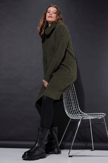 Moda za polnejše Haljina pletena širi model plus velikost, xxl, Ulla Popken in Johann Popken (JP1880)