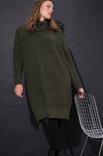 Moda za polnejše Haljina pletena širi model plus velikost, xxl, Ulla Popken in Johann Popken (JP1880)