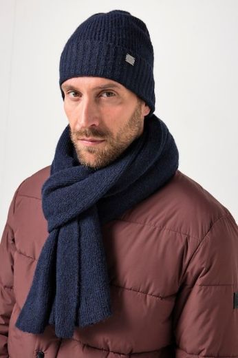 Moda za polnejše Kapa pletena plus velikost, xxl, Ulla Popken in Johann Popken (JP1880)