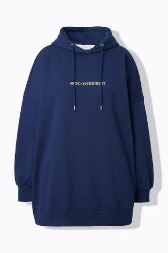 Moda za polnejše Majica dugih rukava s kapuljačom plus velikost, xxl, Ulla Popken in Johann Popken (JP1880)