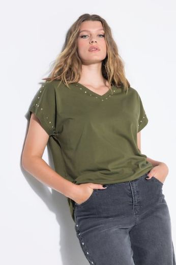 Moda za polnejše Majica kratkih rukava plus velikost, xxl, Ulla Popken in Johann Popken (JP1880)