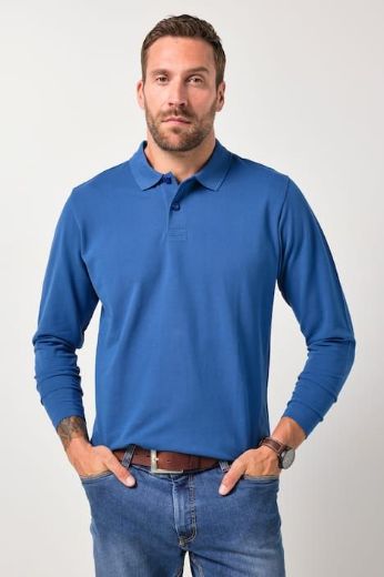 Moda za polnejše Majica Polo dugi rukavi plus velikost, xxl, Ulla Popken in Johann Popken (JP1880)