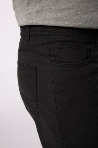 Moda za polnejše Hlače keper ravni model nogavica plus velikost, xxl, Ulla Popken in Johann Popken (JP1880)