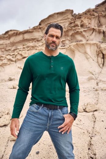 Moda za polnejše Majica s gumbićima plus velikost, xxl, Ulla Popken in Johann Popken (JP1880)