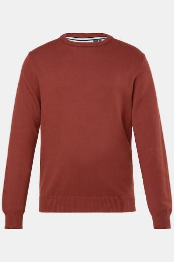 Moda za polnejše Pulover okrugli ovratnik plus velikost, xxl, Ulla Popken in Johann Popken (JP1880)