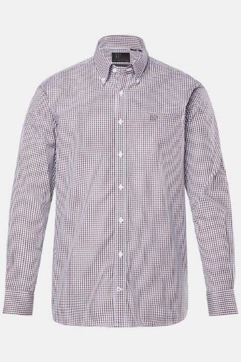 Moda za polnejše Košulja karirana dugih rukava plus velikost, xxl, Ulla Popken in Johann Popken (JP1880)