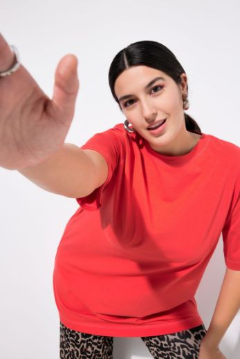 Moda za polnejše Majica dugi model kratkih rukava plus velikost, xxl, Ulla Popken in Johann Popken (JP1880)