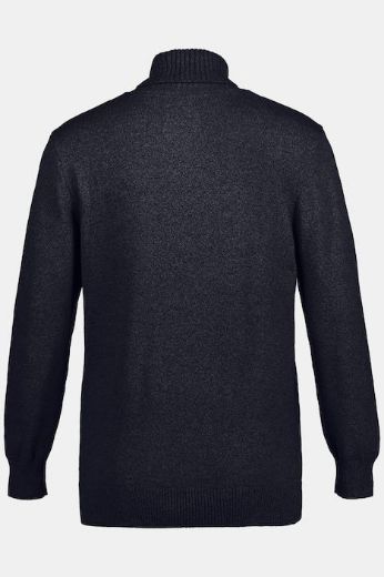 Moda za polnejše Pulover pleteni dolčevita plus velikost, xxl, Ulla Popken in Johann Popken (JP1880)