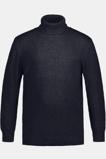 Moda za polnejše Pulover pleteni dolčevita plus velikost, xxl, Ulla Popken in Johann Popken (JP1880)