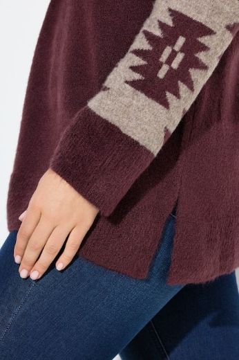 Moda za polnejše Pulover dugih rukava plus velikost, xxl, Ulla Popken in Johann Popken (JP1880)
