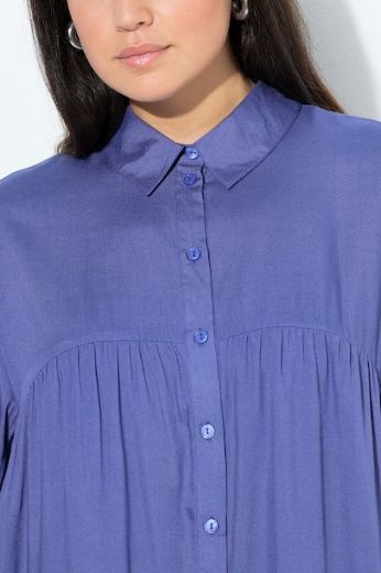 Moda za polnejše Bluza 3/4 rukav na volane plus velikost, xxl, Ulla Popken in Johann Popken (JP1880)