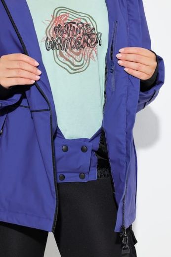Moda za polnejše Jakna funkcionalna s kapuljačom plus velikost, xxl, Ulla Popken in Johann Popken (JP1880)