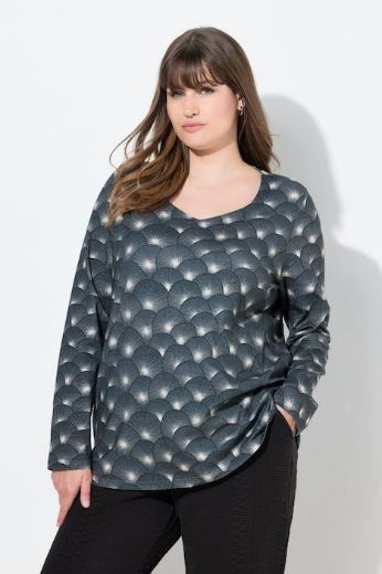 Moda za polnejše Majica dugih rukava plus velikost, xxl, Ulla Popken in Johann Popken (JP1880)