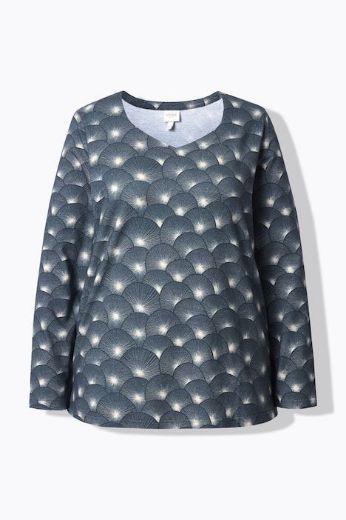 Moda za polnejše Majica dugih rukava plus velikost, xxl, Ulla Popken in Johann Popken (JP1880)