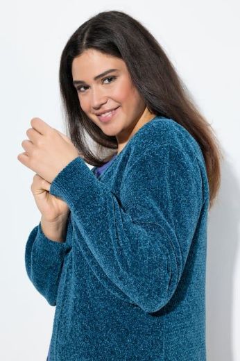 Moda za polnejše Kardigan dugih rukava dužeg kroja plus velikost, xxl, Ulla Popken in Johann Popken (JP1880)