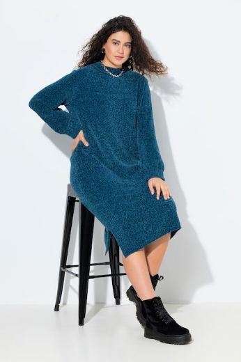 Moda za polnejše Haljina midi dugih rukava plus velikost, xxl, Ulla Popken in Johann Popken (JP1880)