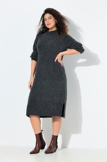 Moda za polnejše Haljina midi dugih rukava plus velikost, xxl, Ulla Popken in Johann Popken (JP1880)