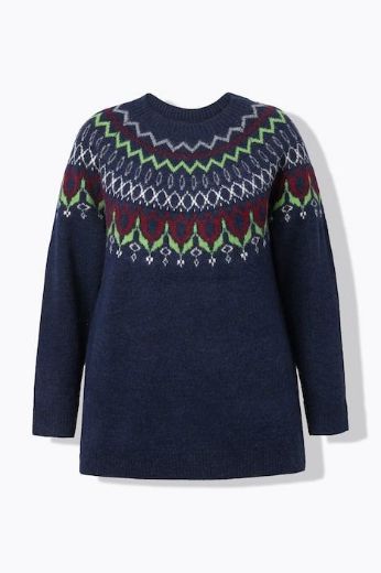 Moda za polnejše Pulover dugih rukava plus velikost, xxl, Ulla Popken in Johann Popken (JP1880)