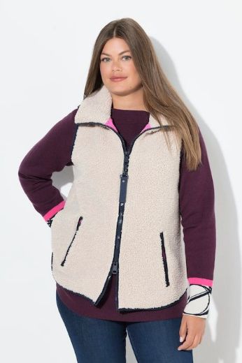 Moda za polnejše Prsluk od flisa plus velikost, xxl, Ulla Popken in Johann Popken (JP1880)