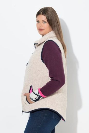 Moda za polnejše Prsluk od flisa plus velikost, xxl, Ulla Popken in Johann Popken (JP1880)