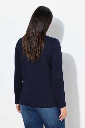 Moda za polnejše Majica Polo dugih rukava plus velikost, xxl, Ulla Popken in Johann Popken (JP1880)