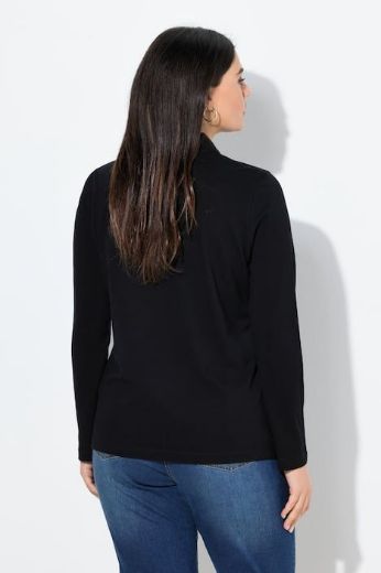 Moda za polnejše Majica Polo dugih rukava plus velikost, xxl, Ulla Popken in Johann Popken (JP1880)