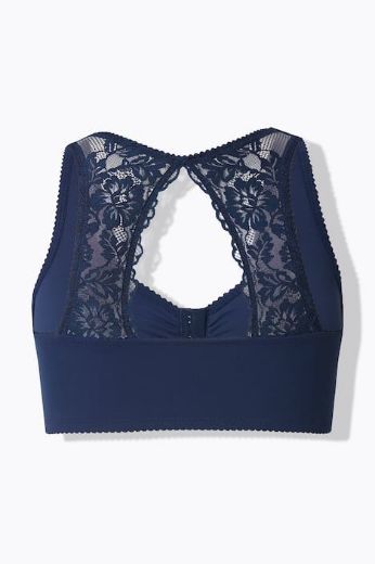 Moda za polnejše Grudnjak bez žica na prednje kopčanje plus velikost, xxl, Ulla Popken in Johann Popken (JP1880)