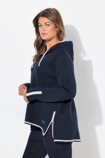 Moda za polnejše Majica dugih rukava s kapuljačom plus velikost, xxl, Ulla Popken in Johann Popken (JP1880)