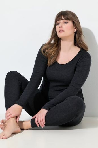 Moda za polnejše Majica dugih rukava termo plus velikost, xxl, Ulla Popken in Johann Popken (JP1880)