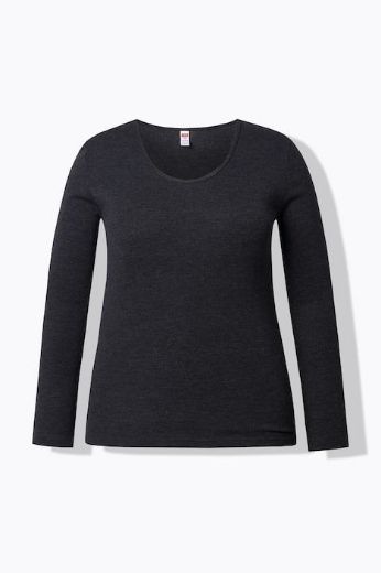 Moda za polnejše Majica dugih rukava termo plus velikost, xxl, Ulla Popken in Johann Popken (JP1880)