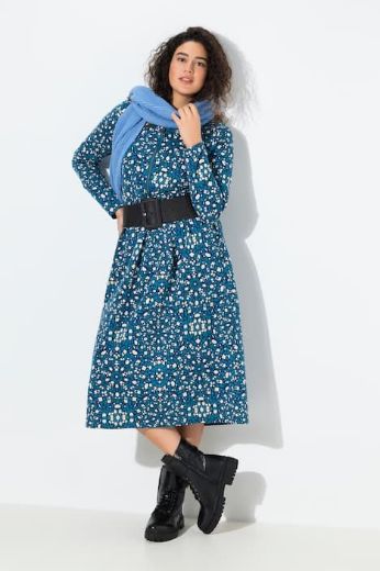 Moda za polnejše Haljina dugih rukava A kroja plus velikost, xxl, Ulla Popken in Johann Popken (JP1880)