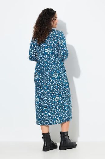 Moda za polnejše Haljina dugih rukava A kroja plus velikost, xxl, Ulla Popken in Johann Popken (JP1880)